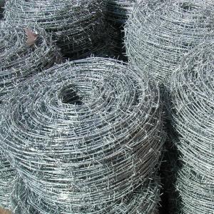 Проволока колючая двухосновная оцинкованная  типа КЦ-1 2,2