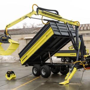 Полуприцеп с краном