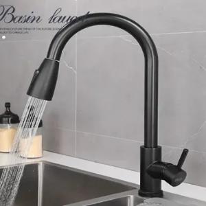 Смеситель для кухонной раквины (черный)