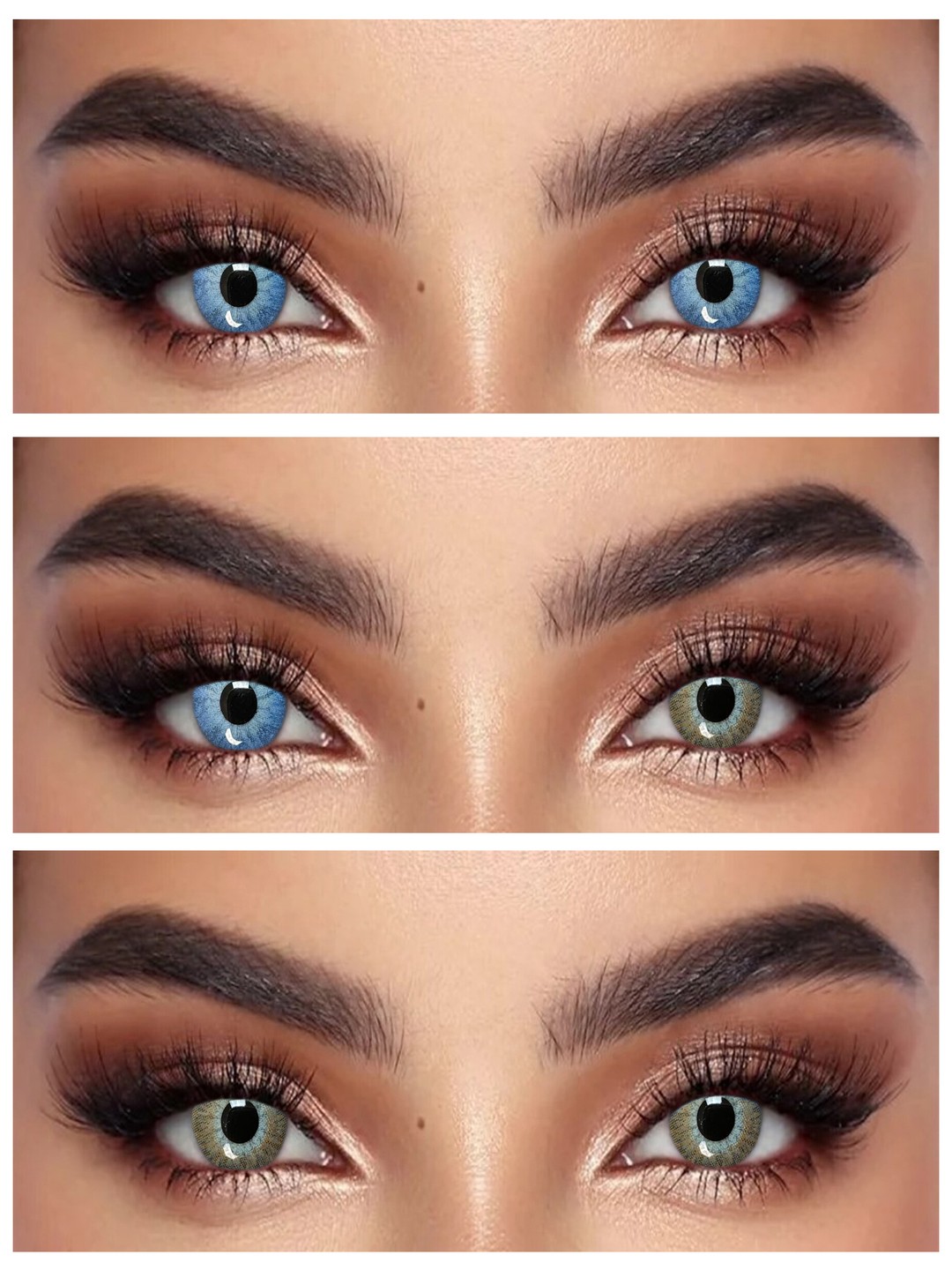 S3-673 LIGHT OAK BROWN 0.00 Rangli QO‘NG‘IR linzalari, go‘zallik uchun. 1 dona linza