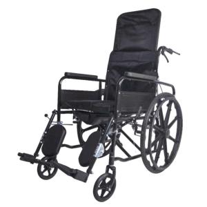 Инвалидная коляска с откидной спинкой и подножками, механическая
