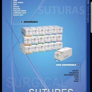 Нить хирургическая полиамидная KAPRON (Polyamide (Pa).