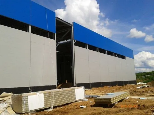 Sendvich panellar PPU, (ROOFING), qalinligi 100 mm