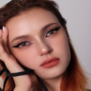 JENNIE BROWN  0.00 Цветные КАРИЕ контактные линзы, для красоты. 1 Линза