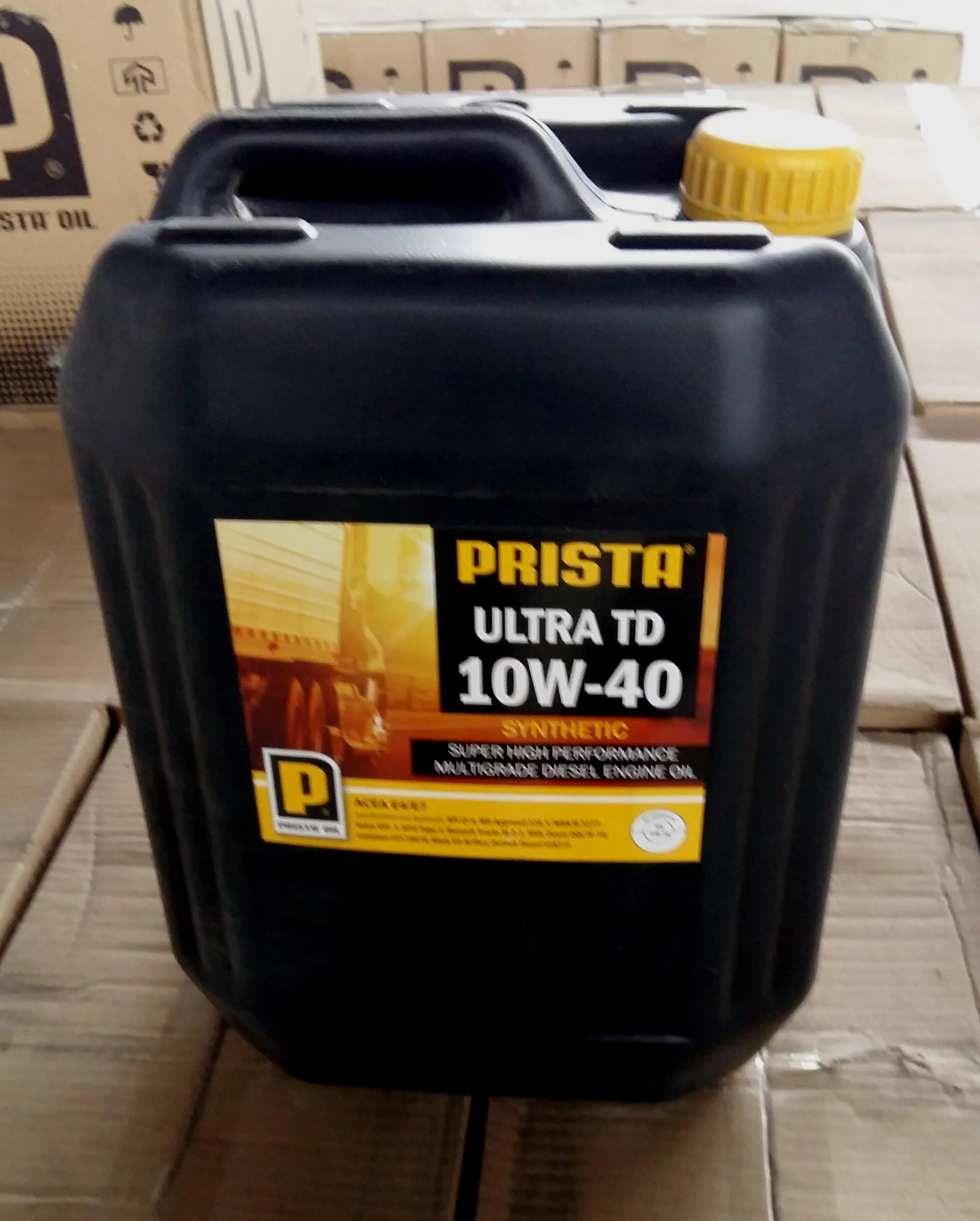 Моторные масла для тяжелой техники Prista Ultra TD 10W-40 (20 L)