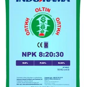 Комплексное удобрение NPK 8:20:30 Азот: 8%, Фосфор: 20%, Калий: 30%