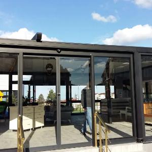 Гильотинное остекление