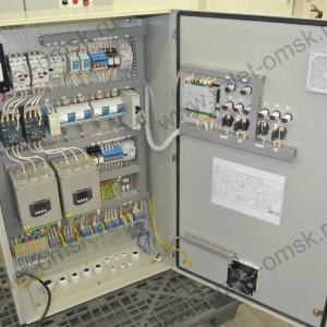 Шкафы управления насосными станциями