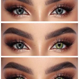 BUTTER CUP GREEN  0.00 Цветные ЗЕЛЕНЫЕ контактные линзы, для красоты. 1 Линза