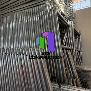 Леса строительные оцинкованные, диаметр 40 мм, толщина 2.5 мм, Китай