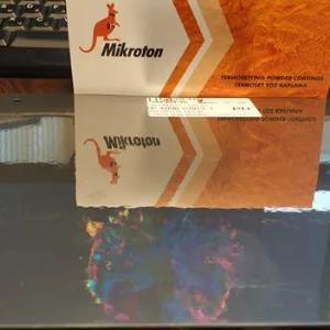 Порошковая краска с эффектом "Хром"