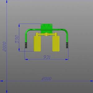 Уличный тренажер «Степпер» Код 3008
