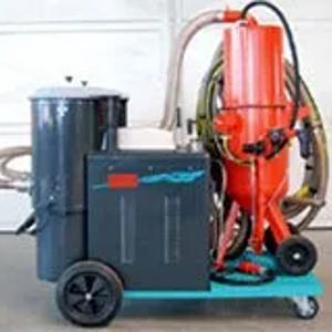 "DINO MASTER" seriyali sirtni changsiz ishlov berishning yopiq tsikli bilan portlatish mashinasi