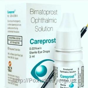 Kirpik o'sishi mahsuloti Careprost