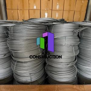 Стальной трос 100 м, для фасадной люльки ZLP-630