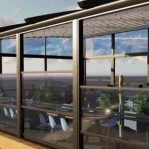 Sürgülü shisha tizimlari "Gilyotin"