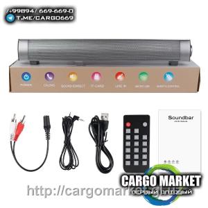 Masofadan boshqarish pulti bilan Bluetooth Soundbar sabvuferi 2000mAh