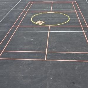 Basketbol maydoni uchun kauchuk qoplama