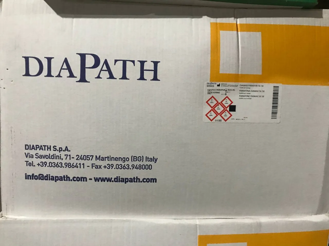 Парафин Diawax 56-58°C 6x2 кг / Paraffin Diawax 56-58°C 6x2 kg