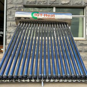 Quyosh suv isitgichi 300L Bosimli, zanglamas metaldan