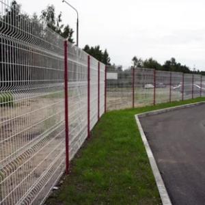 Еврозабор из разных цветов