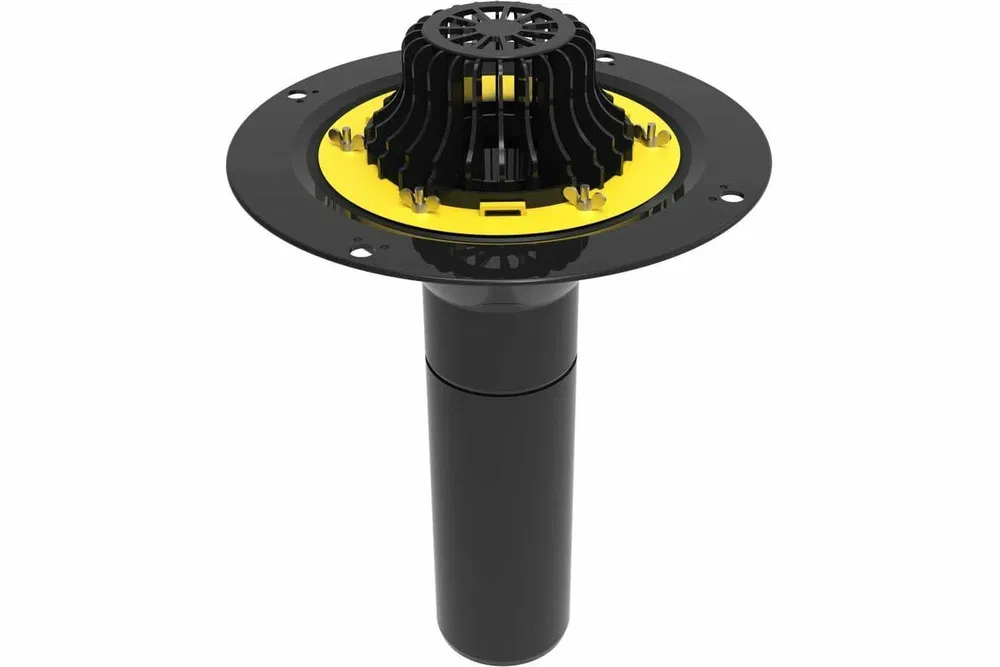 Воронка кровельная PLASTFOIL VORTEX D=160 мм, длина 350-450 мм