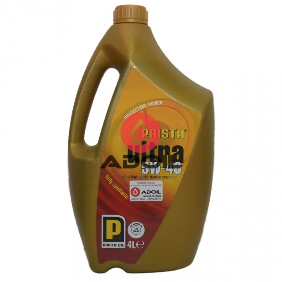 Синтетические, моторные масла Prista Ultra 5W-40