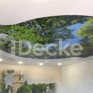 Многоуровневые натяжные потолки