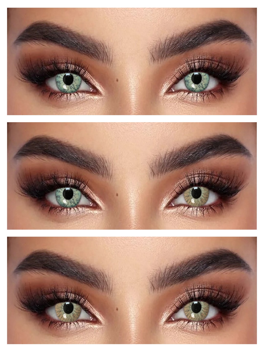 S1-307 HAZEL 0.00 Цветные КАРИЕ контактные линзы, для красоты. 1 Линза