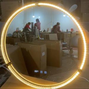 Умное зеркало в акриловой раме 07, 70х70 см