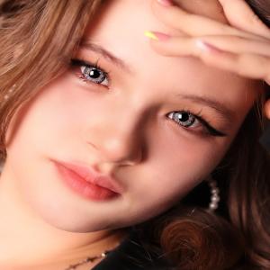 S2-431 GRAY  0.00  Цветные СЕРЫЕ контактные линзы, для красоты. 1 Линза