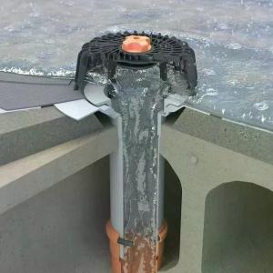 Воронка кровельная с обогревом PLASTFOIL VORTEX D=110 мм, д 350-450мм