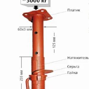 Телескопик стойка 3,6