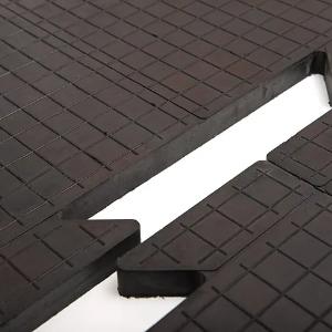 Резиновое спортивное модульное покрытие Регупол