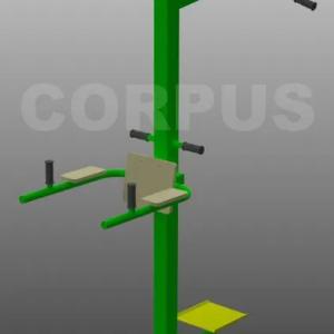 Ochiq mashq mashinasi "Twisterli quvvat tokchasi" Kod 3015