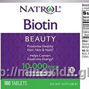 Biotin 10 000 mkg, Natrol, 100 tabletka