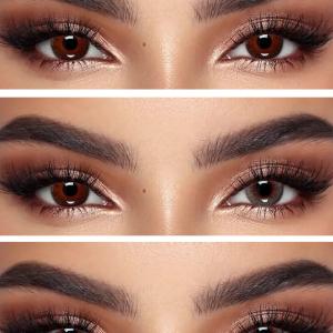 LUNA NATURAL ALMOND 0.00 2PS 0.00 2PS с Раствором Цветные КАРИЕ  2 Линзы+Раствор в Подарок