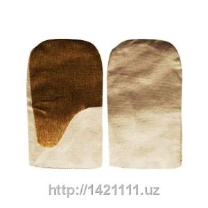 Tuval palma bilan paxta diagonali qo'lqoplar