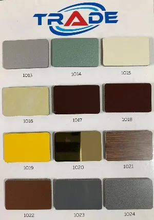 Alyuminiy kompozit panellar (1220X2440X4MM) 0,20 mm