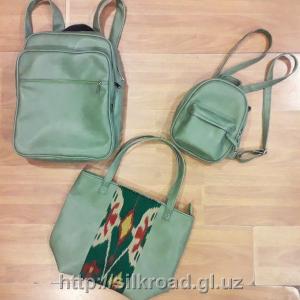 Ekologik charmdan tayyorlangan ayollar sumkasi