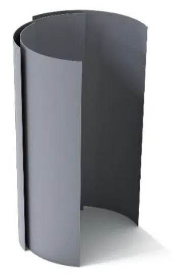 ПВХ-металл PLASTFOIL FERROPLAST 1000x2000 метал-0,6 мм,пвх0,8 RAL 7030