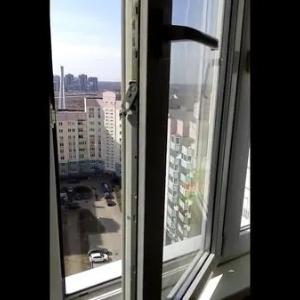 ПВХ (металлопластиковое) окно одностворчатое. (поворотное открывание)