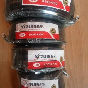 XCRUISER RG59+2DC kombinatsiyalangan kabeli
