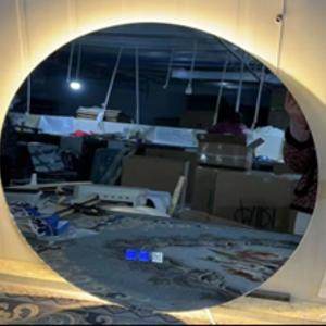 Умное зеркало с обогревателем 129х111B, 70х70 см