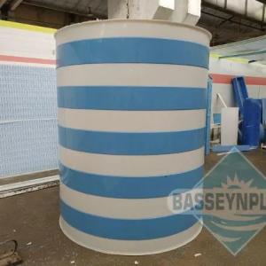 Plastik eko-sig'im 5m3, tonna suv uchun, bak, idish, bochka