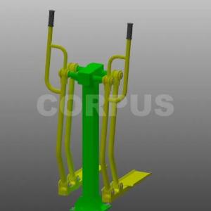 Уличный тренажер «Лыжник» Код 3004