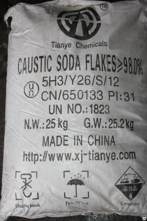 Kaustik soda parchalari 98%