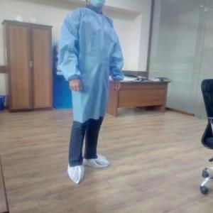 Медицинская халат СМС 35 гм/2 стерилный