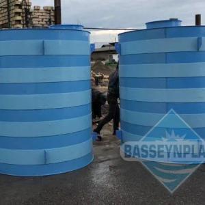 Эко-емкость для питьевой воды 5 000л. из полипропилена, бак, тара