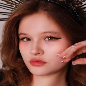 NA-13 DARK BROWN 0.00 2PS с Раствором Цветные КАРИЕ  2 Линзы+Раствор в Подарок